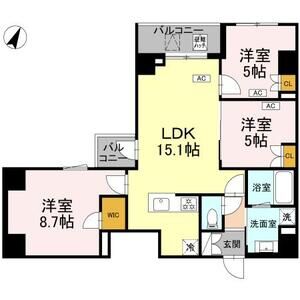 3LDK 間取り図
