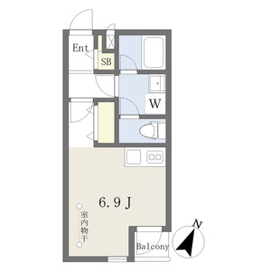 ワンルーム 間取り図