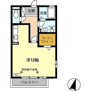 ワンルーム 間取り図