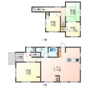 4LDK 間取り図