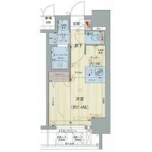 ワンルーム 間取り図