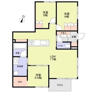 3LDK 間取り図