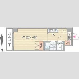 ワンルーム 間取り図