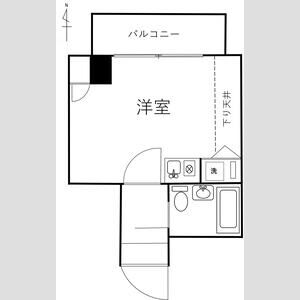 ワンルーム 間取り図