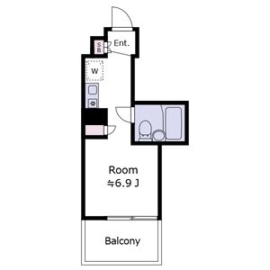 ワンルーム 間取り図