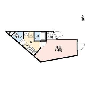ワンルーム 間取り図