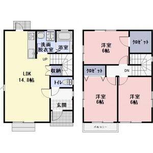 3LDK 間取り図