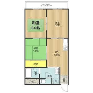 3DK 間取り図