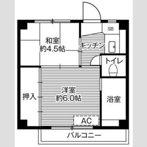 2K 間取り図