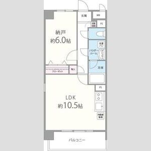 ワンルーム 間取り図