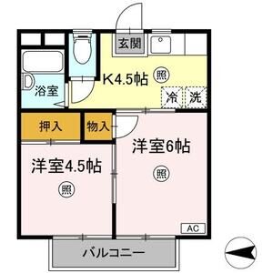 2K 間取り図