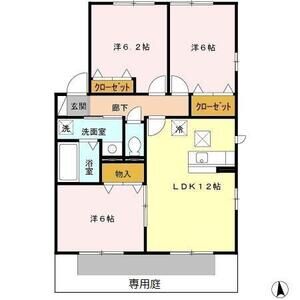 3LDK 間取り図