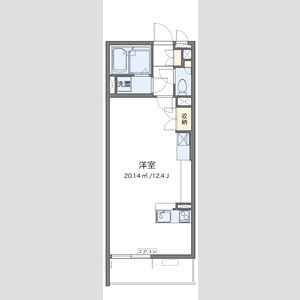 ワンルーム 間取り図