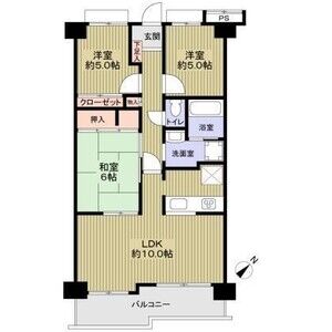 3LDK 間取り図