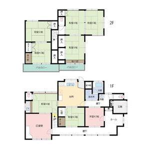6LDK 間取り図
