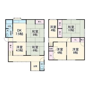 6LDK 間取り図