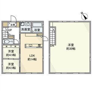 3LDK 間取り図