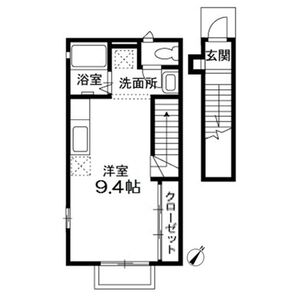 ワンルーム 間取り図