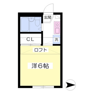ワンルーム 間取り図