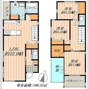 3LDK 間取り図