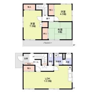 3LDK 間取り図