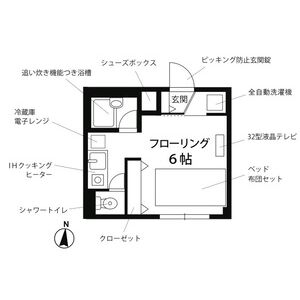 ワンルーム 間取り図