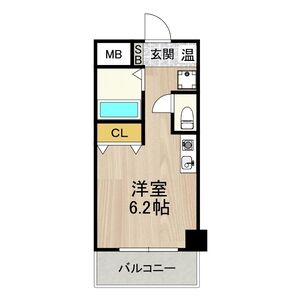 ワンルーム 間取り図