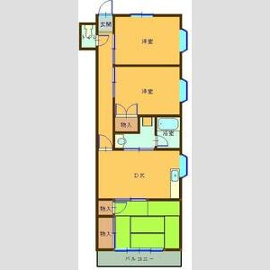 3DK 間取り図