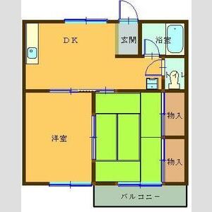 2DK 間取り図