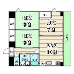 3LDK 間取り図