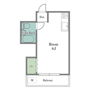 ワンルーム 間取り図