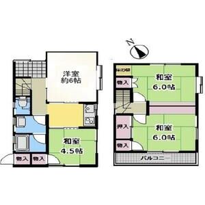 4K 間取り図