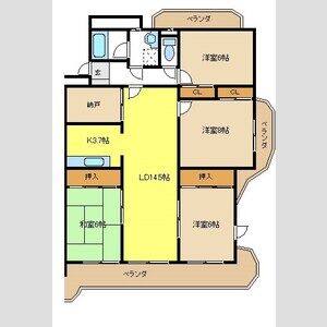 4LDK 間取り図
