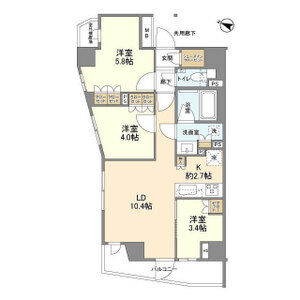 3LDK 間取り図