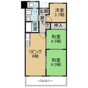 3LDK 間取り図