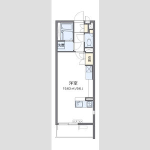 ワンルーム 間取り図