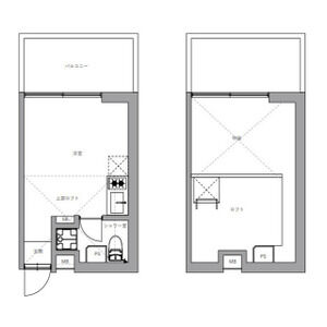 ワンルーム 間取り図