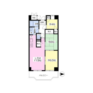 3LDK 間取り図