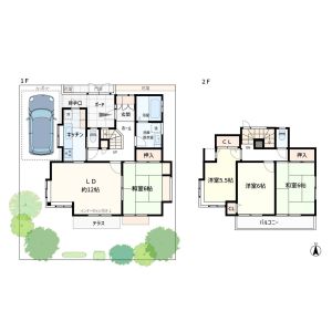 4LDK 間取り図