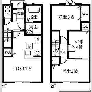 3LDK 間取り図