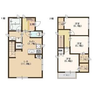 3LDK 間取り図