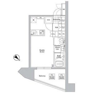 ワンルーム 間取り図