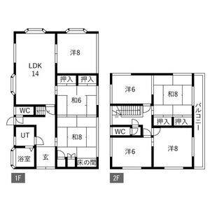 6LDK 間取り図