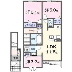 3LDK 間取り図
