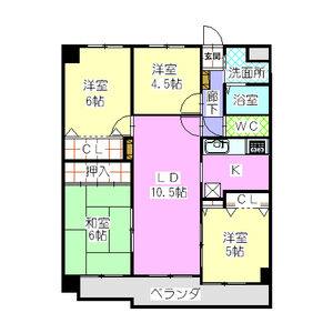 4LDK 間取り図