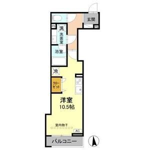 ワンルーム 間取り図