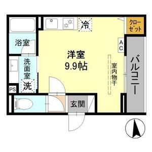 ワンルーム 間取り図