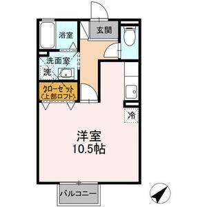 ワンルーム 間取り図