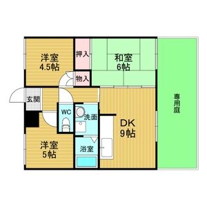 3DK 間取り図