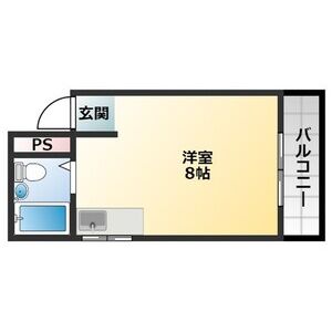 ワンルーム 間取り図